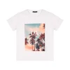 Daniele Alessandrini T-shirt Bianca con Stampa per Bambini