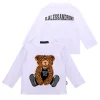 Daniele Alessandrini T-shirt Bianca con Stampa per Neonati