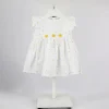 Deolinda Abito Bianco con Margherite per Neonate