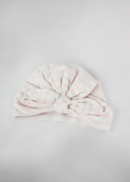 Deolinda Cappellino Rosa a Righe per Neonate