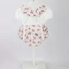 Deolinda T-shirt con Culotta Fantasia Floreale per Neonate