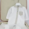 Deolinda Tutina Bianca/Beige per Neonati