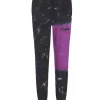 Diadora Kids Leggings Nero/Viola per Bambine
