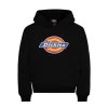 Dickies Kids Felpa Nera con Cappuccio con Logo per Bambini