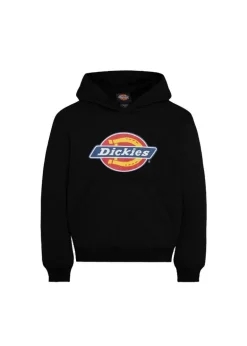 Dickies Kids Felpa Nera con Cappuccio con Logo per Bambini