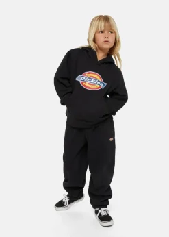 Dickies Kids Felpa Nera con Cappuccio con Logo per Bambini