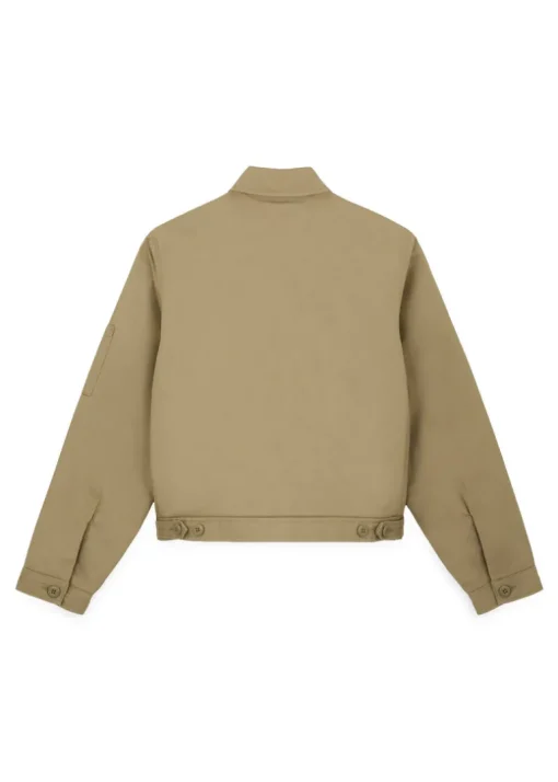 Dickies Kids Giacca Beige con Logo per Bambini