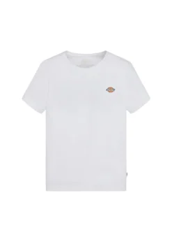 Dickies Kids T-shirt Bianca con Micro Logo per Bambini