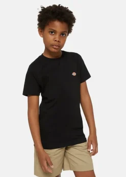 Dickies Kids T-shirt Nera con Micro Logo per Bambini