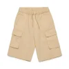 Diesel Kids Bermuda Beige con Tasche e Micro Oval D per Bambini