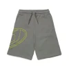Diesel Kids Bermuda Grigio con Macro Oval D per Bambini