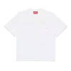 Diesel Kids Camicia Bianca Bowling con Oval D per Bambini