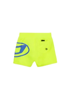 Diesel Kids Costume Boxer Giallo Fluo con Oval D per Neonati
