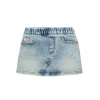 Diesel Kids Gonna in Jeans Chiaro Sfumato per Neonate