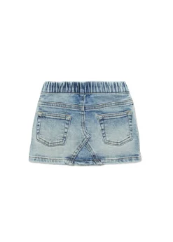 Diesel Kids Gonna in Jeans Chiaro Sfumato per Neonate