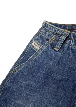 Diesel Kids Jeans Cargo Denim Blu per Bambine