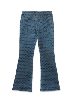 Diesel Kids Jeans Denim con Applicazione Strass per Bambine