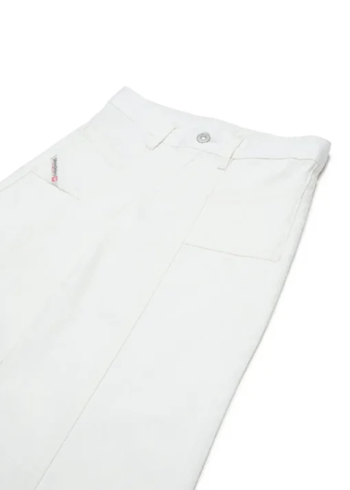 Diesel Kids Jeans Flare Bianco D-Akii per Bambine