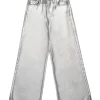 Diesel Kids Jeans Flare Effetto Metallizzato 1978 per Bambine