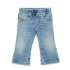 Diesel Kids JoggJeans Chiaro a Zampa per Neonate