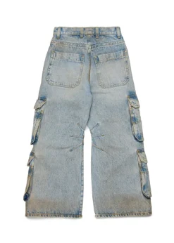 Diesel Kids Pantaloni Cargo Dusty Effect per Bambini