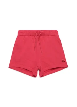 Diesel Kids Shorts Fucsia con Micro Oval D per Bambine