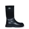Diesel Kids Stivali Neri D-Hammer KNT per Bambine