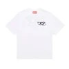 Diesel Kids T-shirt Bianca con Stampa Oval D per Bambini