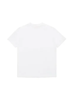 Diesel Kids T-shirt Bianca con Patch Oval D