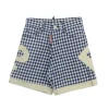 Dsquared2 Kids Bermuda a Quadri con Logo per Bambini