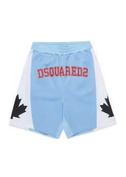Dsquared2 Kids Bermuda Basket Canadian Leaf