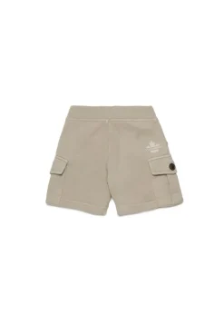 Dsquared2 Kids Bermuda Beige con Tasconi per Neonati