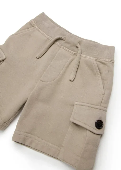Dsquared2 Kids Bermuda Beige con Tasconi per Neonati