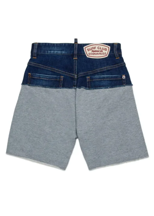 Dsquared2 Kids Bermuda Grigio/Denim per Bambini