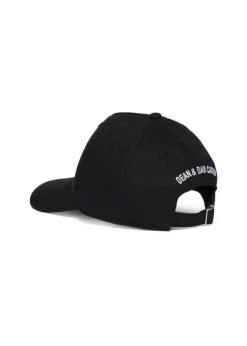 Dsquared2 Kids Berretto Nero con Logo