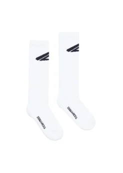 Dsquared2 Kids Calzini Bianchi ICON