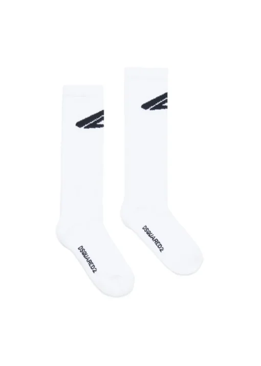 Dsquared2 Kids Calzini Bianchi ICON