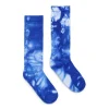 Dsquared2 Kids Calzini Blu con Fantasia Tie Dye