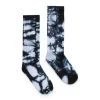 Dsquared2 Kids Calzini Neri con Fantasia Tie Dye