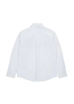 Dsquared2 Kids Camicia Bianca con Stampa Logo per Bambini