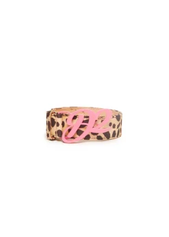 Dsquared2 Kids Cintura Maculata con Fibbia D2 per Bambine