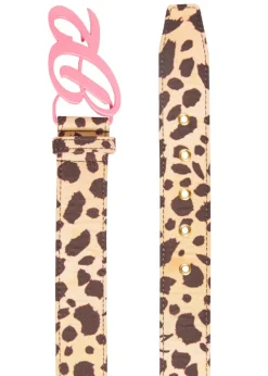 Dsquared2 Kids Cintura Maculata con Fibbia D2 per Bambine
