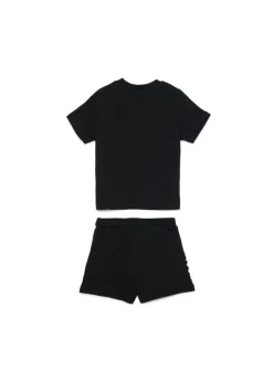 Dsquared2 Kids Completino Nero Icon per Neonati