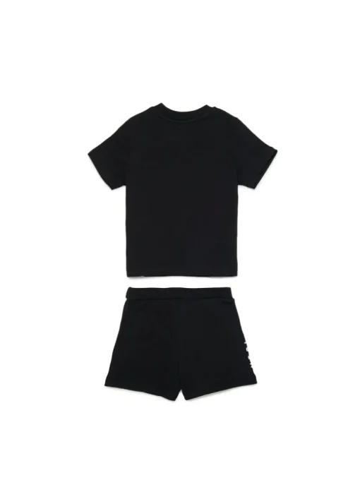 Dsquared2 Kids Completino Nero Icon per Neonati