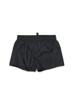 Dsquared2 Kids Costume Boxer Nero ICON per Neonati
