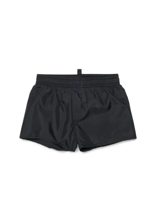 Dsquared2 Kids Costume Boxer Nero ICON per Neonati