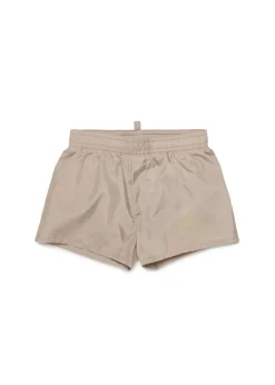 Dsquared2 Kids Costume Boxer Beige per Neonati