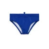 Dsquared2 Kids Costume Slip Blu con Grafica Beach per Neonati