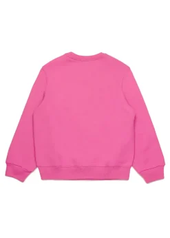 Dsquared2 Kids Felpa Fucsia con Logo Boxed per Bambine