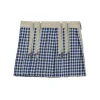 Dsquared2 Kids Gonna a Quadri con Zip per Bambine